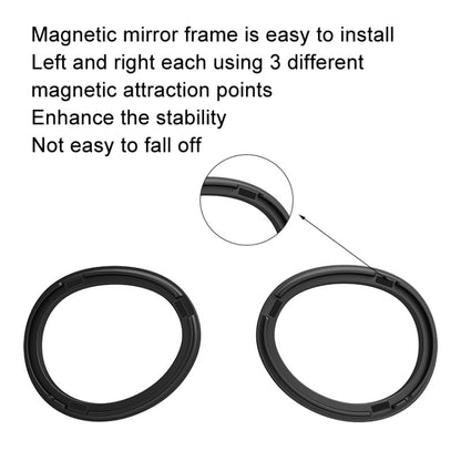 For Apple Vision Pro Magnetic Frame VR Glasses Smart Accessories, Style: 1.61 Refractive Index Frame+300 Degree Lens - VR Accessories by PMC Jewellery | Online Shopping South Africa | PMC Jewellery | Buy Now Pay Later Mobicred