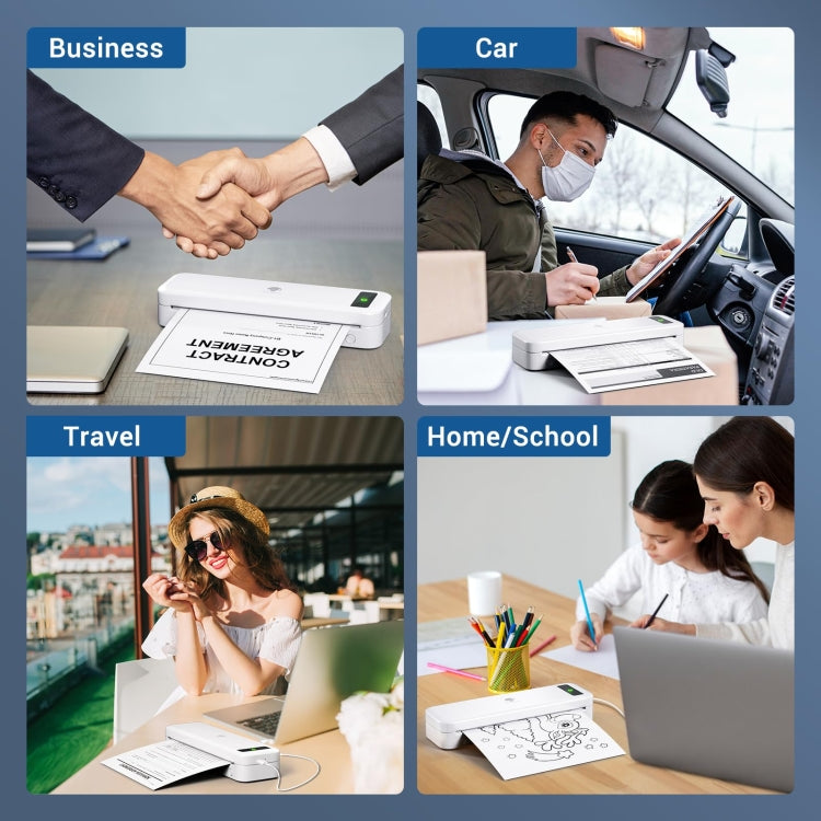 Phomemo M835  Wireless Bluetooth Thermal Printer Support Multi-Size Thermal Paper - free shipping - PMC TechLife - Order now!