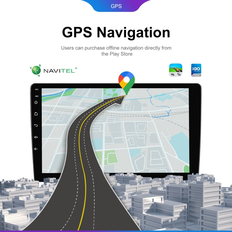 9 inch 6+128G Android Universal HD Large Screen Car Bluetooth Player Android GPS Navigation Integrated Machine(Standard) - Car MP3 & MP4 & MP5 by PMC TechLife | Online Shopping South Africa | PMC TechLife | Buy Now Pay Later Mobicred