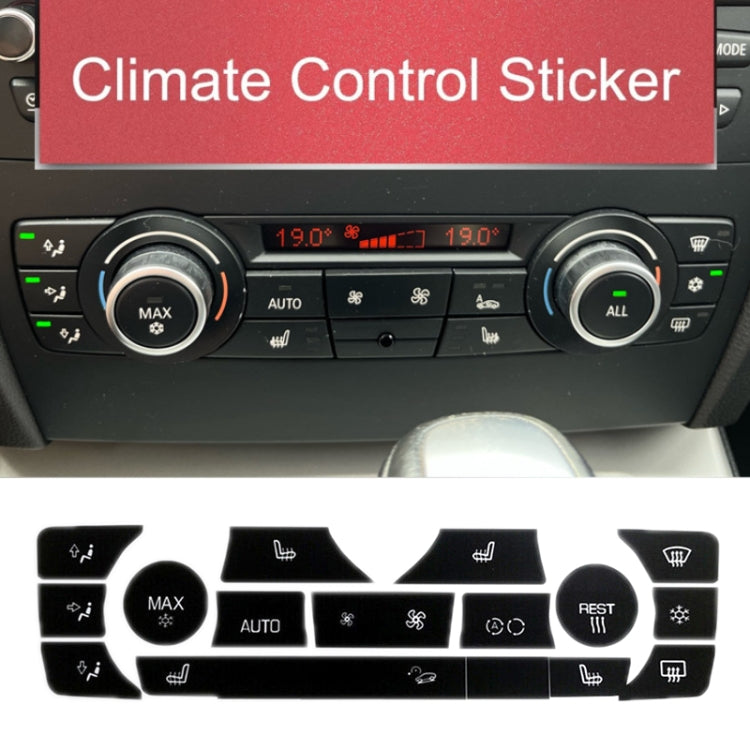 For BMW E90/E91/E92/330I 2006-2011 Air Conditioning Panel Button Repair Sticker - Decorative Sticker by PMC Jewellery | Online Shopping South Africa | PMC Jewellery | Buy Now Pay Later Mobicred