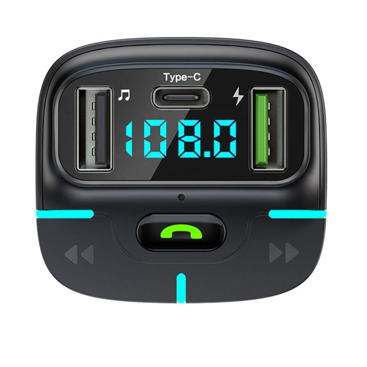 Car Bluetooth MP3 Player Ambient Light Charger(Black) - Bluetooth Car Kits by PMC TechLife | Online Shopping South Africa | PMC TechLife | Buy Now Pay Later Mobicred