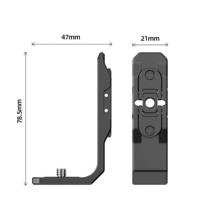 For Insta360 X4 / X3 Hepail Horizontal And Vertical Shooting Quick Release Metal Magnetic Bracket - Mount & Holder by Hepail | Online Shopping South Africa | PMC Jewellery