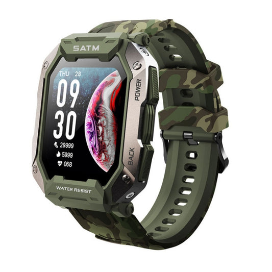 C20Plus 1.81-inch Health Monitoring Waterproof Bluetooth Call Smart Watch, Color: Camouflage Green - Smart Watches by PMC Jewellery | Online Shopping South Africa | PMC Jewellery | Buy Now Pay Later Mobicred