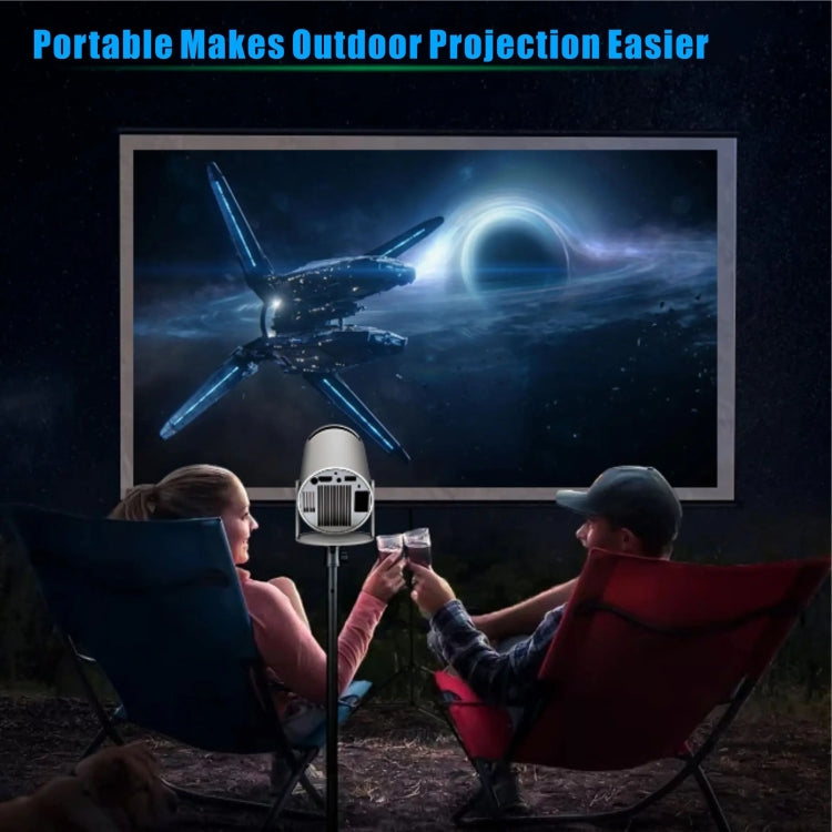 HY300 PRO Smart Projector Android 11.0 System 120 Lumen Portable Projector(UK Plug) - Mini Projector by PMC Jewellery | Online Shopping South Africa | PMC Jewellery | Buy Now Pay Later Mobicred