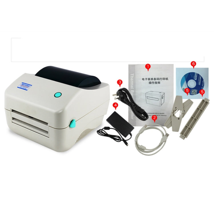 Xprinter XP-450B USB Port Supermarket Cashier Barcode Thermal Printer(US Plug) - free shipping - PMC TechLife - Order now!