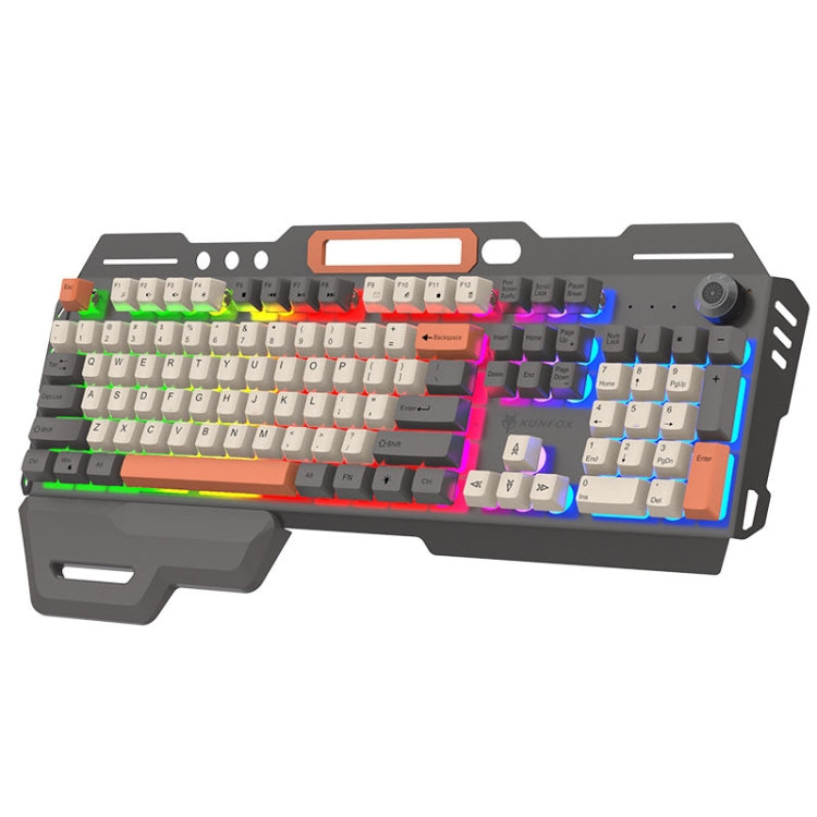 XUNSVFOX K90 Mechanical Feeling Metal Keyboard Gaming Computer Wired Keyboard(Shimmer) - Wired Keyboard by XUNSVFOX | Online Shopping South Africa | PMC Jewellery | Buy Now Pay Later Mobicred