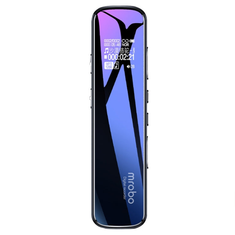 Mrobo RV-19 0.96-inch HD Screen 3D Noise Reduction Recording Pen Music Player, Capacity: 32GB(Black) - Recording Pen by Mrobo | Online Shopping South Africa | PMC Jewellery | Buy Now Pay Later Mobicred