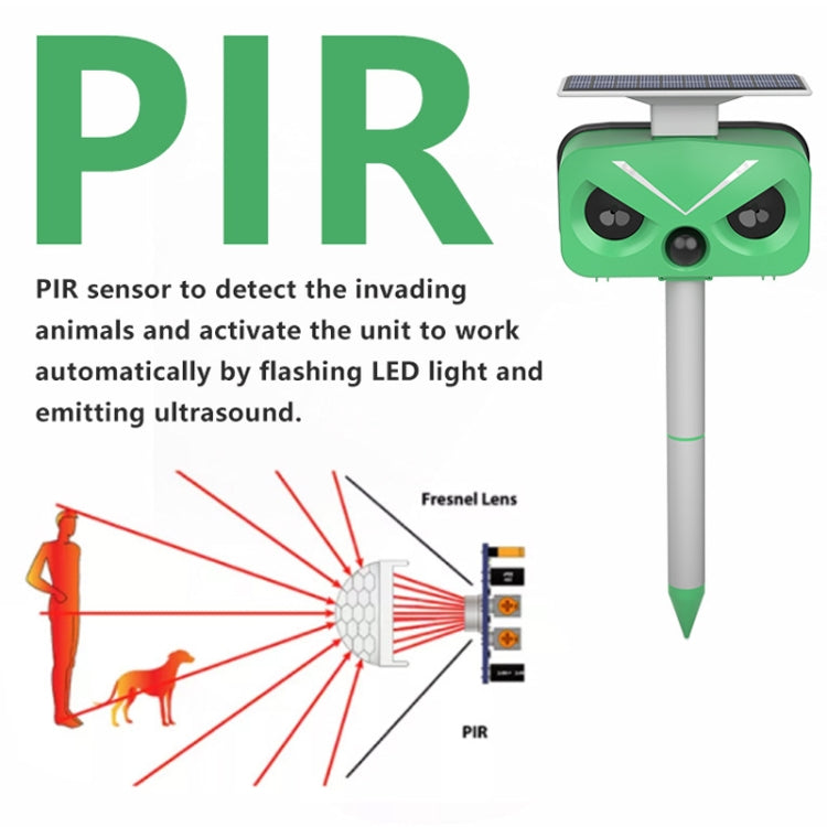 Outdoor Solar Animal Repeller Multi-functional Bird/Cat/Rat Repeller(SJZ028-2) - Outdoor Insect Repellent by PMC Jewellery | Online Shopping South Africa | PMC Jewellery | Buy Now Pay Later Mobicred