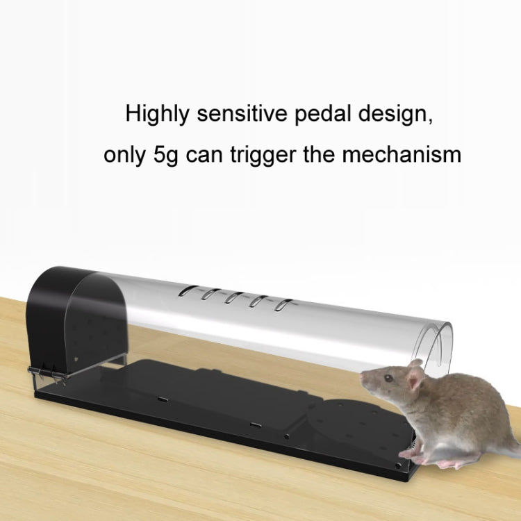 Household Transparent Plastic Highly Sensitive Automatic Pedal Mousetrap(SJZ034) - Traps by PMC Jewellery | Online Shopping South Africa | PMC Jewellery | Buy Now Pay Later Mobicred