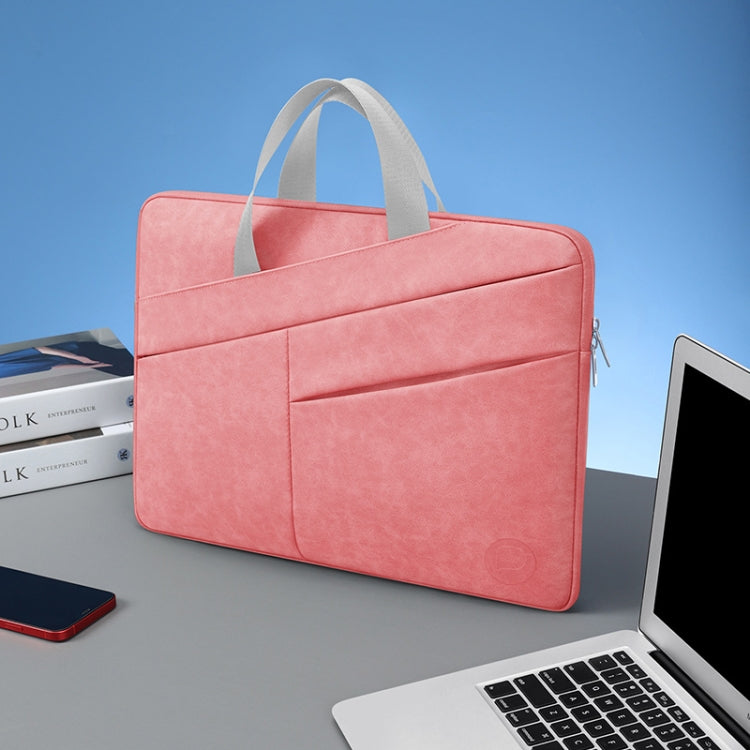 BUBM Portable Computer Bag Notebook Business Travel Bag, Size: 14 inch(Pink) - free shipping - PMC TechLife - Order now!