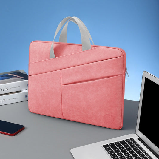 BUBM Portable Computer Bag Notebook Business Travel Bag, Size: 14 inch(Pink) - 14.1 inch by BUBM | Online Shopping South Africa | PMC Jewellery | Buy Now Pay Later Mobicred