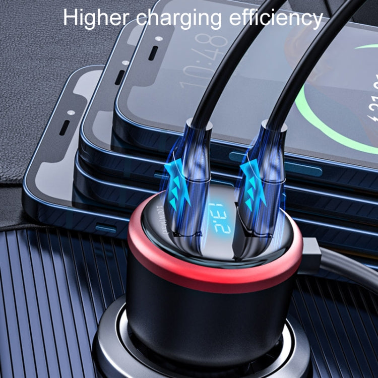 Vehicle Mini Fast Charging Charger Car One To Three Cigarette Lighter, Model: Upgrade Version - Car Charger by PMC Jewellery | Online Shopping South Africa | PMC Jewellery | Buy Now Pay Later Mobicred