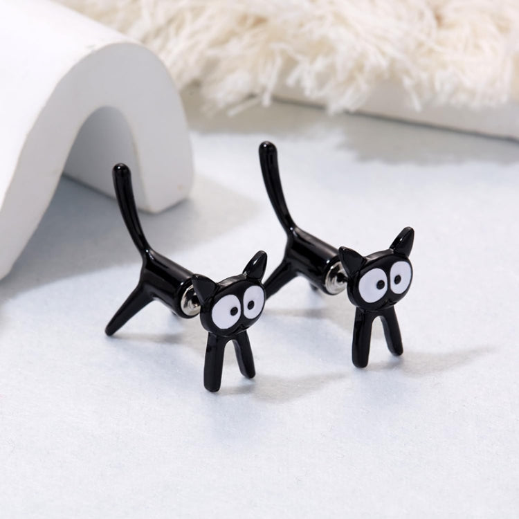 1pair Cute Cats Simple Ear Studs Ladies Detachable Earrings, Style: Model 1 - Stud Earrings & Earrings by PMC Jewellery | Online Shopping South Africa | PMC Jewellery | Buy Now Pay Later Mobicred