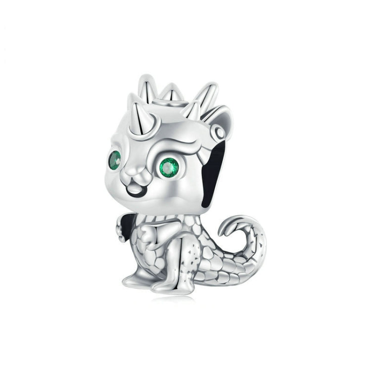 S925 Sterling Silver New Year Cute Little Dragon DIY Beads(SCC2720) - Jewelry Accessories by PMC Jewellery | Online Shopping South Africa | PMC Jewellery | Buy Now Pay Later Mobicred