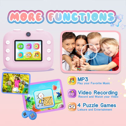 M8 2.4-Inch 1080P HD 2400W Pixel Dual-Camera Children Thermal Printing Camera, Color: Pink - Children Cameras by PMC Jewellery | Online Shopping South Africa | PMC Jewellery | Buy Now Pay Later Mobicred