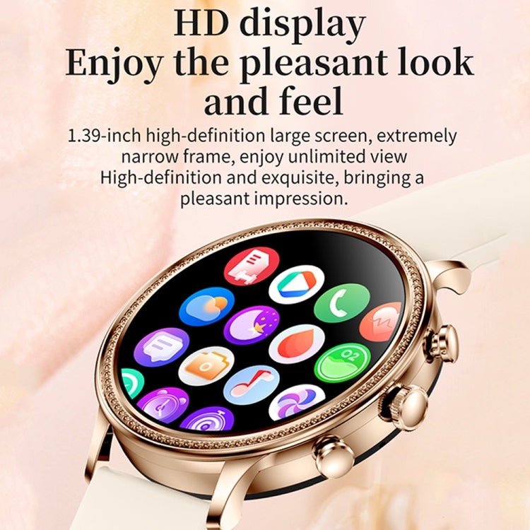 V60 1.39 Inch Health Monitoring Multifunctional Waterproof Bluetooth Call Smart Watch, Color: Gold - Smart Watches by PMC Jewellery | Online Shopping South Africa | PMC Jewellery | Buy Now Pay Later Mobicred