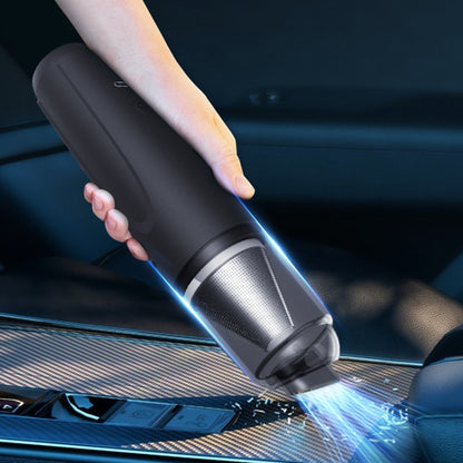 3 in 1 Mini Wireless Charging Handheld Car Vacuum Cleaner(Stainless Steel Filter Black) - Vacuum Cleaner by PMC Jewellery | Online Shopping South Africa | PMC Jewellery | Buy Now Pay Later Mobicred