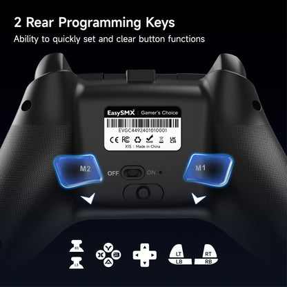 EasySMX X15 Hall Joystick Trigger RGB Wireless Gamepad(Mech) - Gamepads by EasySMX | Online Shopping South Africa | PMC Jewellery | Buy Now Pay Later Mobicred