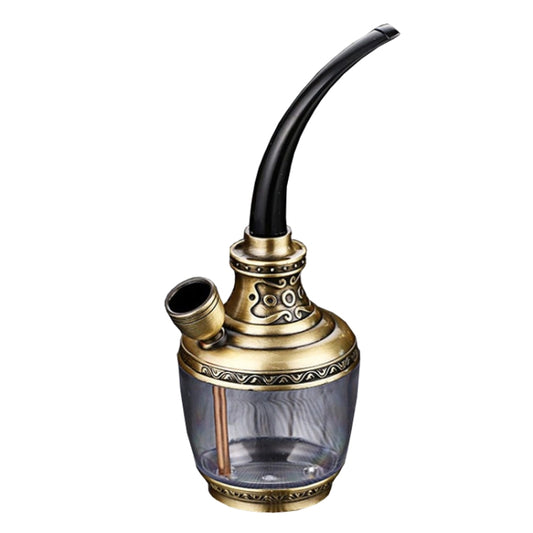 HENGDA HD-806 Dual Purpose Multifunctional Filtered Hookah With Long Hose(Gold) - Hookah Accessories by HENGDA | Online Shopping South Africa | PMC Jewellery | Buy Now Pay Later Mobicred