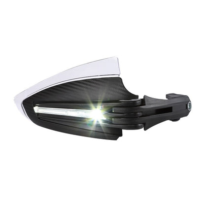 BSDDP Motorcycle Modified Hand Guard Windshield LED Turn Signal(Black) - Others by BSDDP | Online Shopping South Africa | PMC Jewellery | Buy Now Pay Later Mobicred