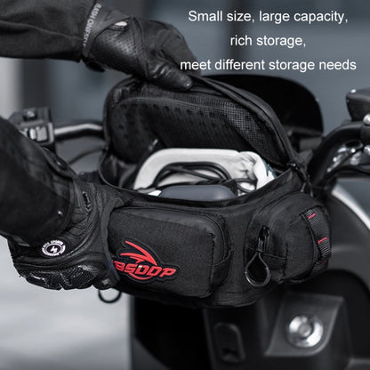 BSDDP Motorcycle Front Bag Waterproof Multifunctional Riding Waist Bag(White Label) - Bags & Luggages by BSDDP | Online Shopping South Africa | PMC Jewellery | Buy Now Pay Later Mobicred