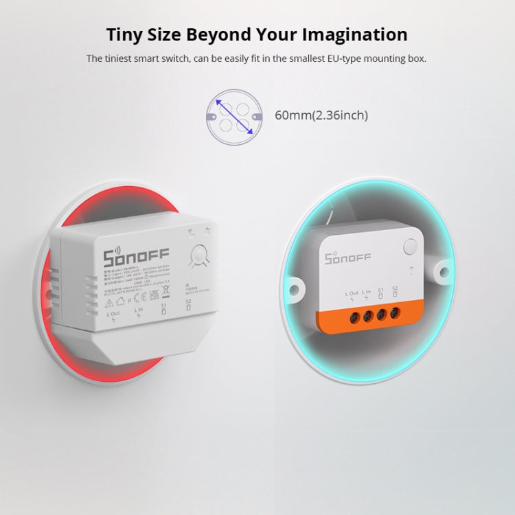 SONOFF ZBMINI L2 Single Fire Dual Control Intelligent On/Off Switch Module Cell Phone Remote Voice Control Switch - free shipping - PMC TechLife - Order now!