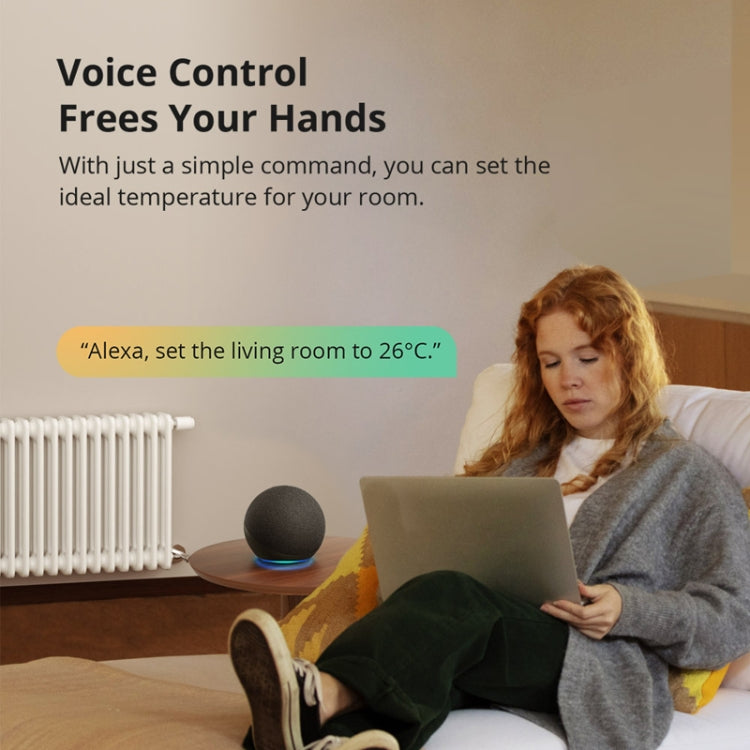 SONOFF TRVZB Zigbee Temperature Control Valve Intelligent Heating Anti-freezing APP Remote Control - free shipping - PMC TechLife - Order now!