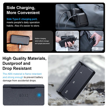 TELESIN GP-HPB-012 Pocket Multifunctional Storage Charging Box For GoPro HERO12 Black / HERO11 Black / HERO10 Black / HERO9 Black(Single Charging Box) - Charger by TELESIN | Online Shopping South Africa | PMC Jewellery | Buy Now Pay Later Mobicred