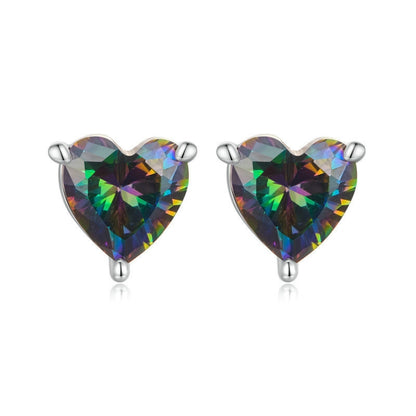 S925 Sterling Silver Retro Fantasy Love Sweet Cool Earrings(SCE1736) - Stud Earrings & Earrings by PMC Jewellery | Online Shopping South Africa | PMC Jewellery | Buy Now Pay Later Mobicred