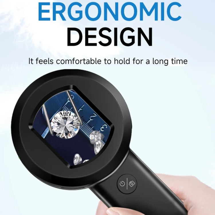 Digital Microscope Handheld High-Definition Electronic Magnifier(Black) - Digital Microscope by PMC Jewellery | Online Shopping South Africa | PMC Jewellery | Buy Now Pay Later Mobicred