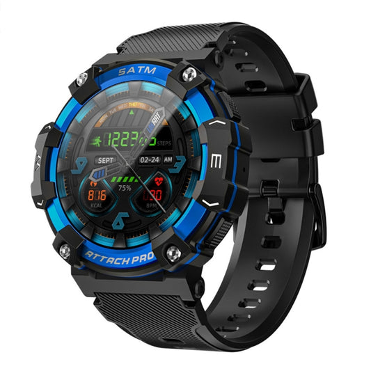 LOKMAT ATTACK 2 PRO 1.39-Inch 5ATM Waterproof Health Monitoring Bluetooth Smart Watch(Royal Blue) - Smart Watches by LOKMAT | Online Shopping South Africa | PMC Jewellery | Buy Now Pay Later Mobicred