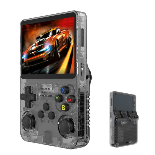 R36S Retro Handheld Game Console Linux System 3.5-Inch IPS Screen Portable Video Player 64G Gray Transparent - Pocket Console by PMC Jewellery | Online Shopping South Africa | PMC Jewellery | Buy Now Pay Later Mobicred