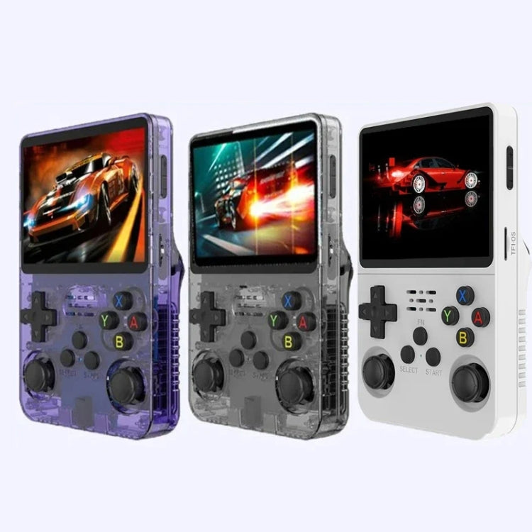 R36S Retro Handheld Game Console Linux System 3.5-Inch IPS Screen Portable Video Player 64G White - Pocket Console by PMC Jewellery | Online Shopping South Africa | PMC Jewellery | Buy Now Pay Later Mobicred