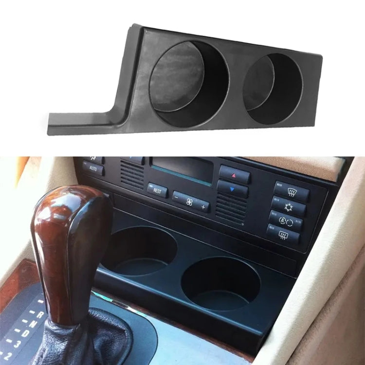 For BMW 5 Series E39/528i/530i/M5 Left-hand Drive Car Central Control Cup Holder, Color: Rosewood Color - Car Drink Holders by PMC Jewellery | Online Shopping South Africa | PMC Jewellery | Buy Now Pay Later Mobicred