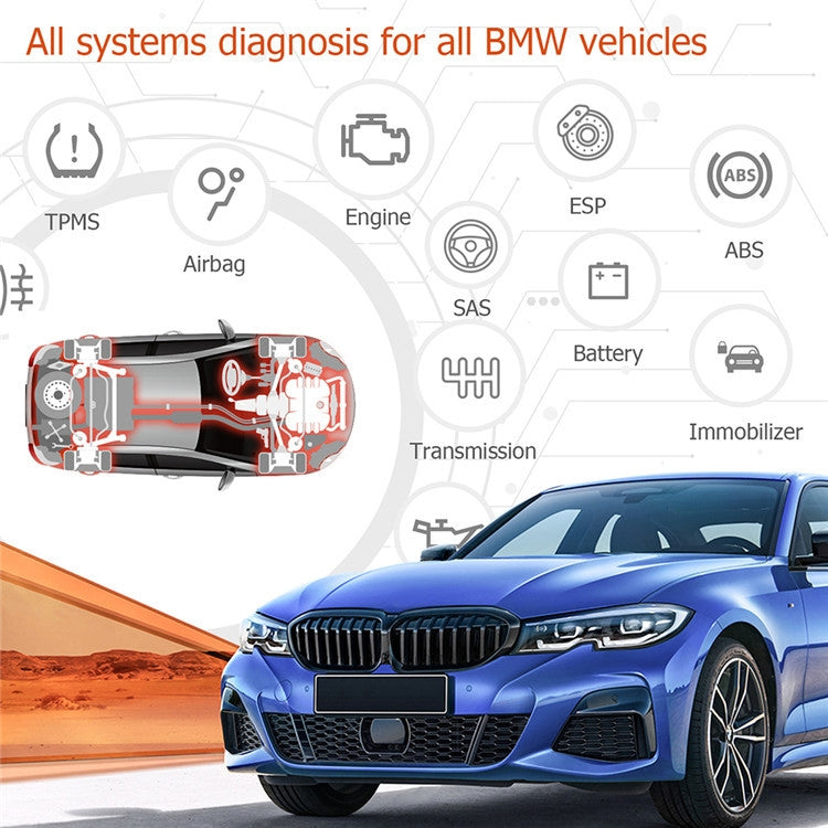 ANCEL BM700 For BMW Full System Diagnostic OBDII Tester Maintenance And Resetting Repair Tools - Code Readers & Scan Tools by ANCEL | Online Shopping South Africa | PMC Jewellery | Buy Now Pay Later Mobicred