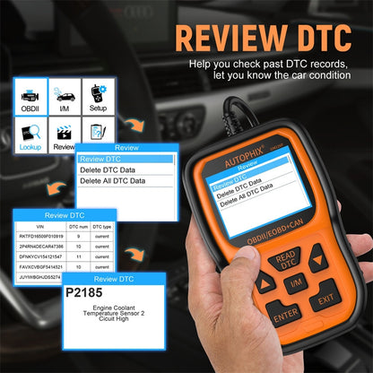 AUTOPHIX OM126P OBD2 Automotive Scanner Car Engine Diagnosis Tool - Electronic Test by AUTOPHIX | Online Shopping South Africa | PMC Jewellery | Buy Now Pay Later Mobicred