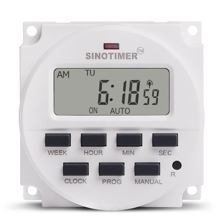 SINOTIMER TM618SH  1 Second Interval Digital LCD Timer Switch Programmable Time Relay 110V - Switch by SINOTIMER | Online Shopping South Africa | PMC Jewellery | Buy Now Pay Later Mobicred