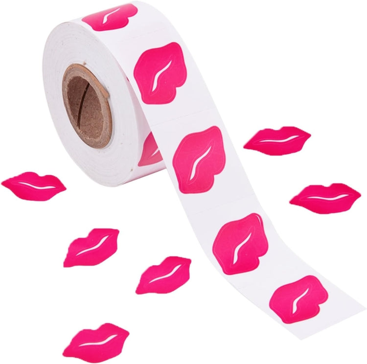 500pcs /Roll Red Lips Tanning Sunbathing Stickers Self Adhesive Body Stickers - Sticker & Tags by PMC Jewellery | Online Shopping South Africa | PMC Jewellery | Buy Now Pay Later Mobicred