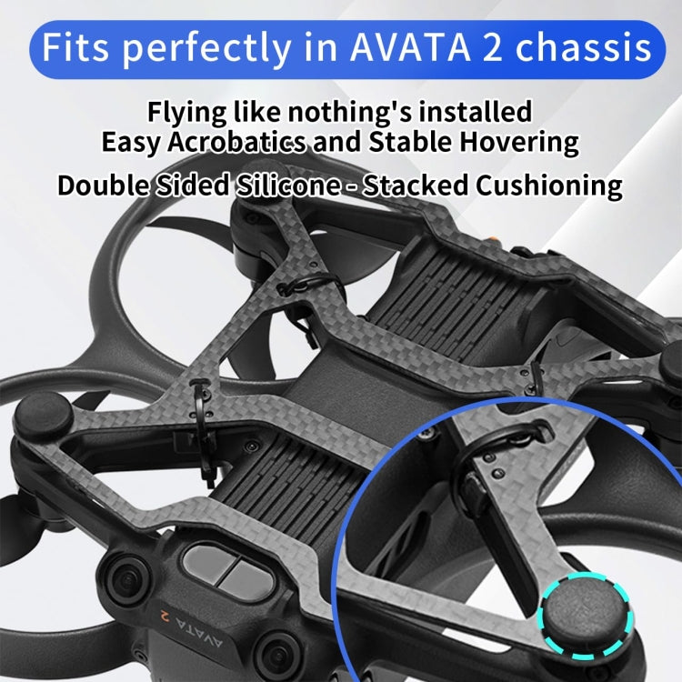 For DJI Avata 2 RCSTQ Chassis Armor Carbon Fiber Lightweight Protection Crash Bumper -  by RCSTQ | Online Shopping South Africa | PMC Jewellery | Buy Now Pay Later Mobicred