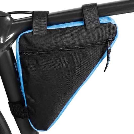 Large Capacity Bicycle Saddle Bag Outdoor Riding Triangle Toolkit(Black And Blue) - Bicycle Bags by PMC Jewellery | Online Shopping South Africa | PMC Jewellery | Buy Now Pay Later Mobicred