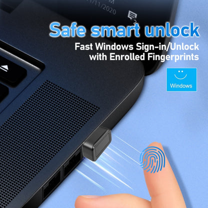 Windows Hello Fingerprint Reader Security Key for Windows 10 / 11(Black) - Gadget by PMC Jewellery | Online Shopping South Africa | PMC Jewellery | Buy Now Pay Later Mobicred