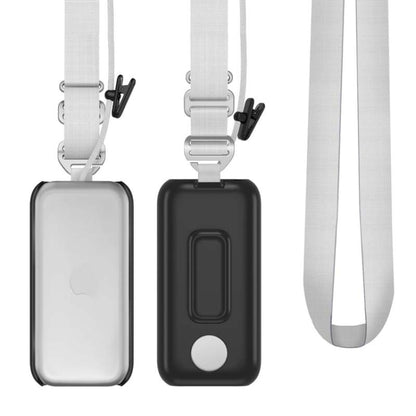 For Apple Vision Pro Battery PC Case Holder With Belt Clip And Shoulder Strap VR Headset Accessory(White) - VR Accessories by PMC Jewellery | Online Shopping South Africa | PMC Jewellery | Buy Now Pay Later Mobicred