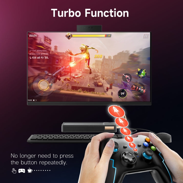 EasySMX 9013Pro  Wireless Game Controller For Switch / PS3 / IOS / Android / PC(Black) - Gamepads by EasySMX | Online Shopping South Africa | PMC Jewellery | Buy Now Pay Later Mobicred