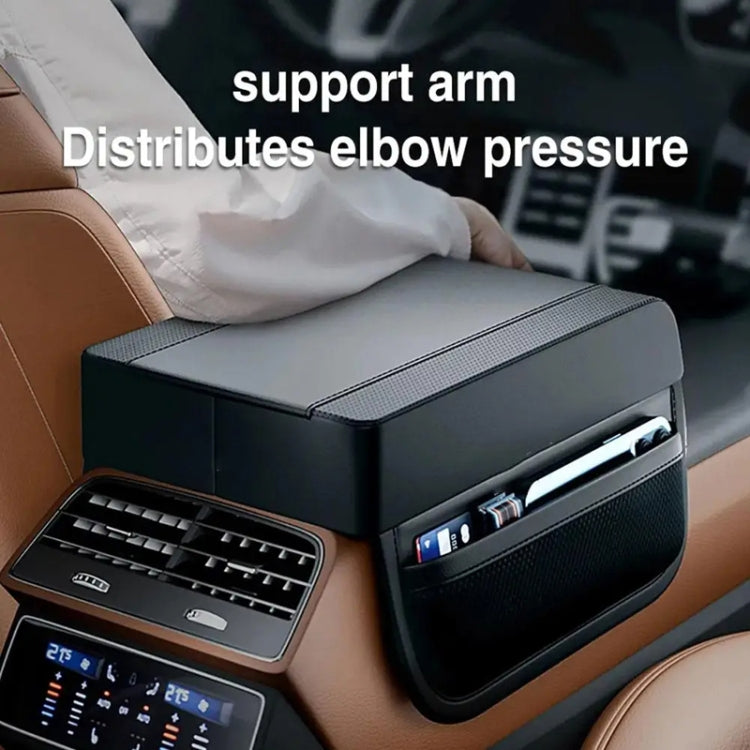 Car Armrest Box Heightening Pad Memory Foam Elbow Support(Black) - Stowing Tidying by PMC TechLife | Online Shopping South Africa | PMC TechLife | Buy Now Pay Later Mobicred