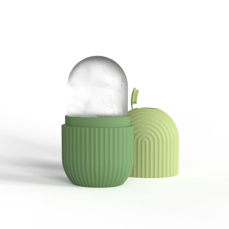 Silicone Wave Pattern Ice Compartment Mould Facial Beauty Massage Pore Shrinking Ice Cube Mold(Green) - free shipping - PMC TechLife - Order now!