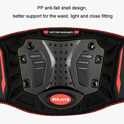 SULAITE Motorcycle Riding Breathable Anti-Fall Belt, Color: Red S/M - Protective Gear by SULAITE | Online Shopping South Africa | PMC Jewellery | Buy Now Pay Later Mobicred