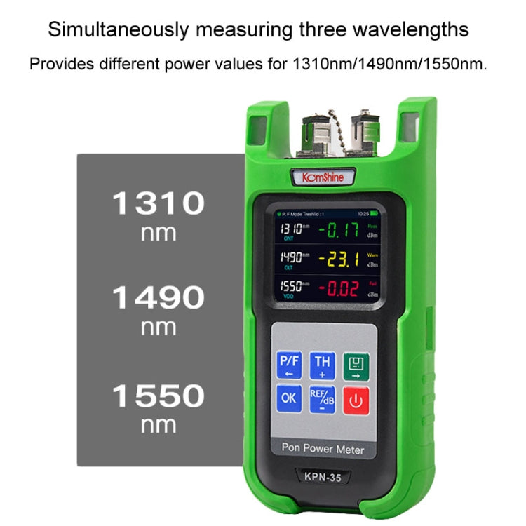 Komshine KPN-35 High Precision PON Optical Power Meter 1310/1490/1550nm Fiber Tester(SC/UPC Interface) - Fiber Optic Test Pen by Komshine | Online Shopping South Africa | PMC Jewellery | Buy Now Pay Later Mobicred