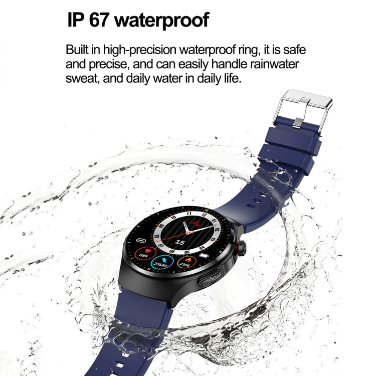 TK25 1.39-inch IP67 Waterproof Sports Health Monitoring Smart Bluetooth Calling Watch(Black Silicone) - Smart Watches by PMC Jewellery | Online Shopping South Africa | PMC Jewellery | Buy Now Pay Later Mobicred