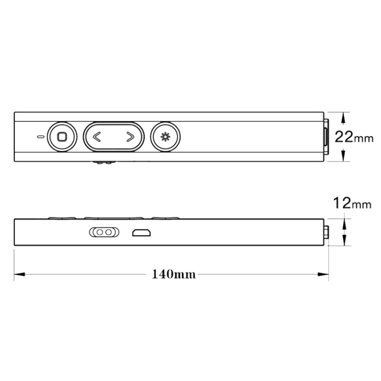 B2 2.4GHz Dual-Mode Conference PPT Wireless Page Turning Pen Multimedia Infrared Laser Pointer(Black) -  by PMC Jewellery | Online Shopping South Africa | PMC Jewellery | Buy Now Pay Later Mobicred