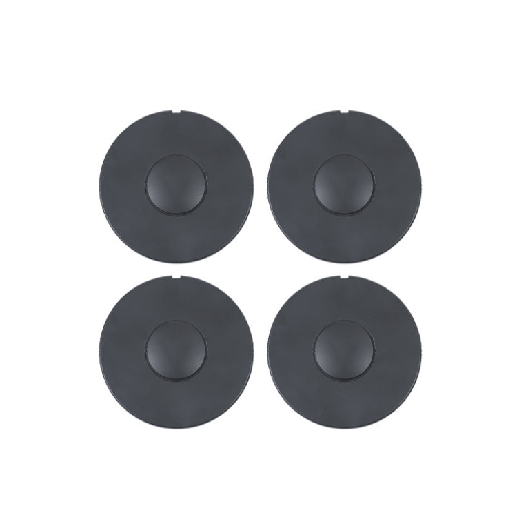 For 2024 Tesla Model 3 4pcs /Set Wheel Center Cover Modification Accessories(Matte Black) - Wheels Tires & Parts by PMC Jewellery | Online Shopping South Africa | PMC Jewellery | Buy Now Pay Later Mobicred